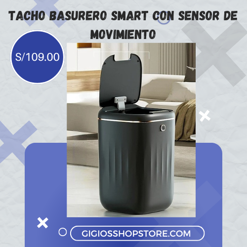 Tacho Basurero Smart Con Sensor De Movimiento