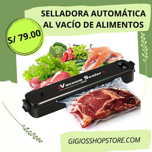 SELLADORA AUTOMÁTICA AL VACÍO DE ALIMENTOS